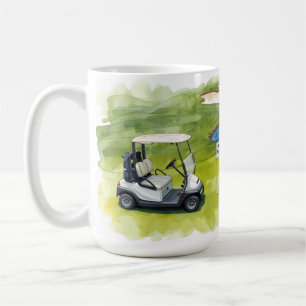 Mug Golf Happy Retirement golf sur le thème du golfeur