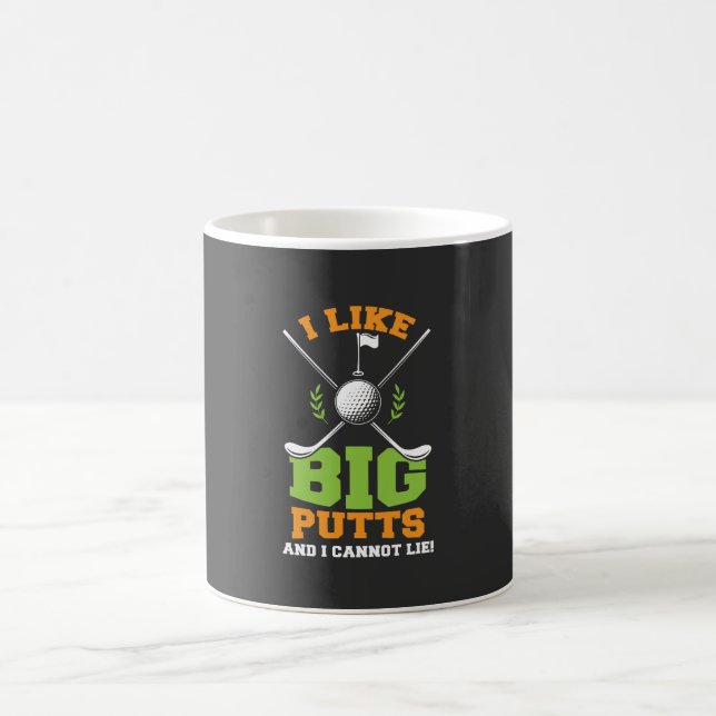 Mug Golf - j'aime de grands putts (Centre)