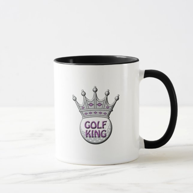 Mug Golf King Fête des pères Dadism Cadeau (Droite)