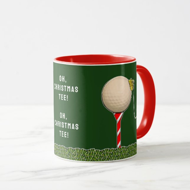Mug Golf Noël (Devant droit)