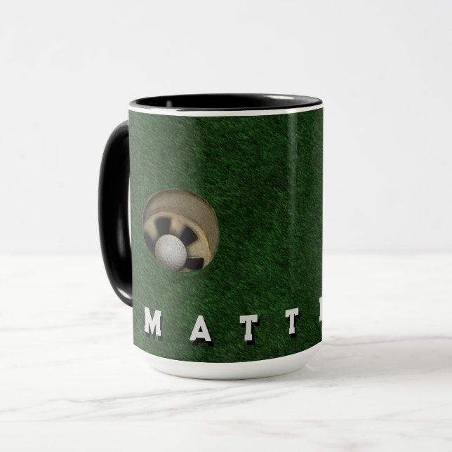 Mug Golf personnalisé (Devant gauche)
