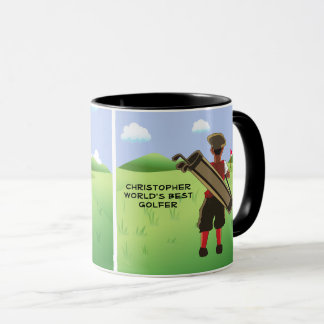 Mug Golf personnalisé amusant sur le terrain de golf
