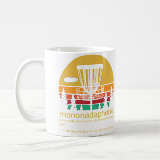 Mug Golf sur disque Mononadaphobie Drôle de golf sur d
