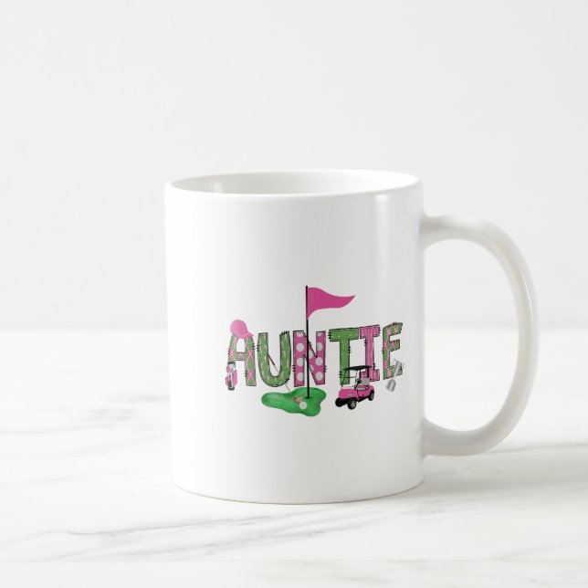 Mug Golf Tante Nk Hole En Un Golf 1ère Fille Anniversa (Droite)