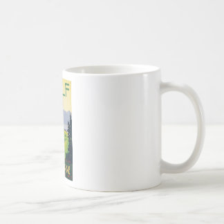Mug Golf vintage Lausanne City Lac Suisse
