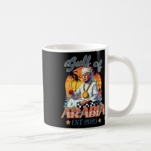 Mug Golfe D'Arabie Est 2025 Drôle Trump Vintage Arabia