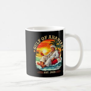 Mug Golfe D'Arabie Est 2025 Trump Vintage Persi Drôle