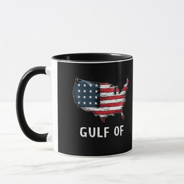 Mug Golfe De L'Amérique Drôle Trump Coût Est Mexique (Gauche)
