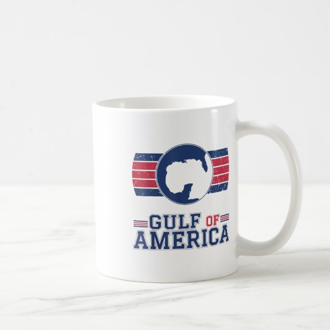 Mug Golfe De L'Amérique Usa Funny Golfe Du Mexique 4 J (Droite)