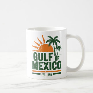 Mug Golfe du Mexique Retro Voyage Souvenir