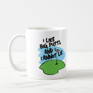 Mug Golfer J'Aime Les Grosses Puttes Et Je Ne Peux Pas