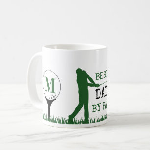Mug Golfer MEILLEUR PÈRE PAR PAR Monogramme