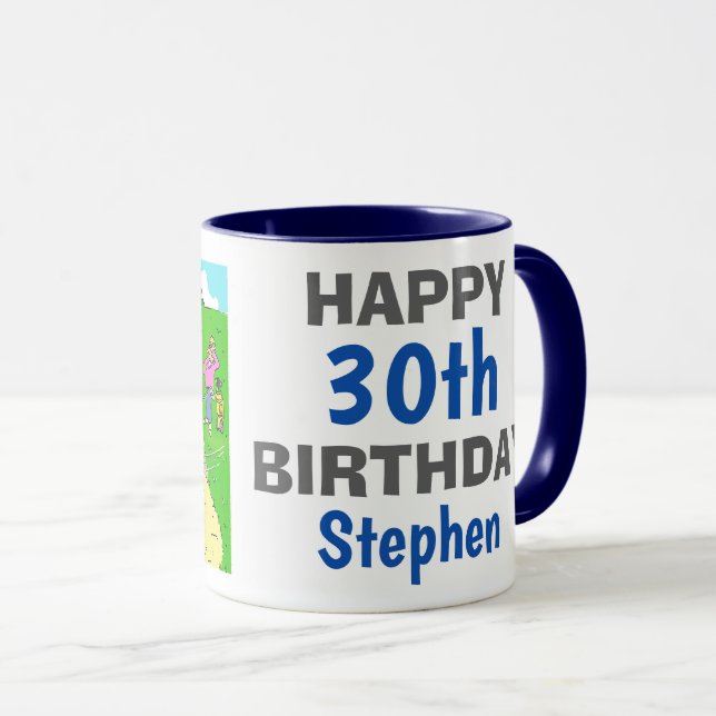 Mug Golfer Stuck dans un Bunker (Devant droit)