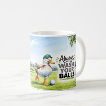 Golfeur Canard Drôle Lavez Toujours Vos Balles Gol
