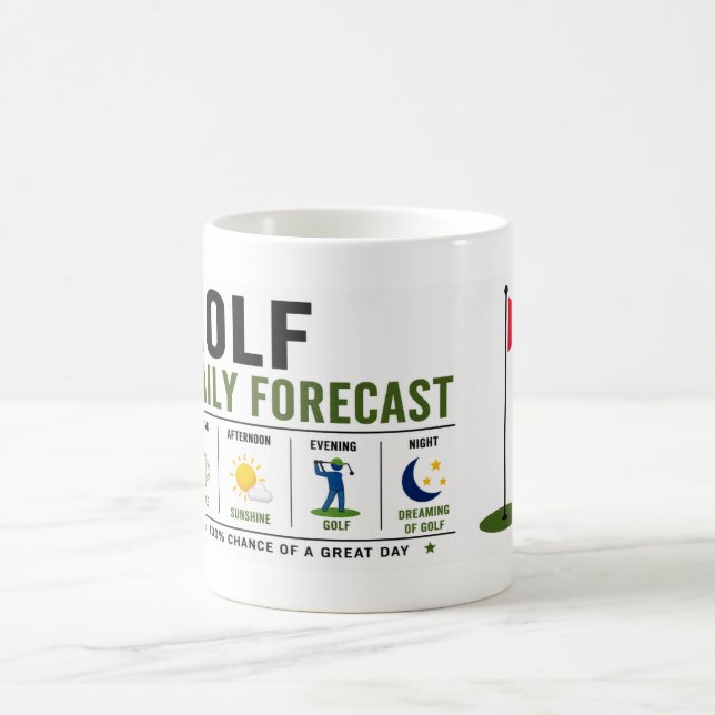 Mug Golfeur de la vie quotidienne (Centre)