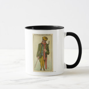 Mug Golfeur qui a eu une catastrophe sur les liens