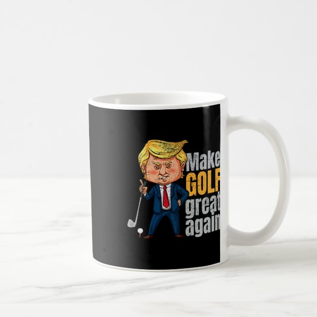 Mug Golfing Pro-trump - Rendre le golf meilleur (Droite)