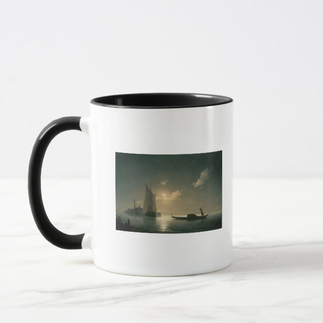 Mug Gondolier en mer par la nuit, 1843 (Gauche)