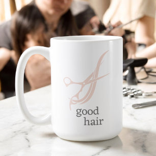 Mug Good Hair Simple Logo Salon de coiffure