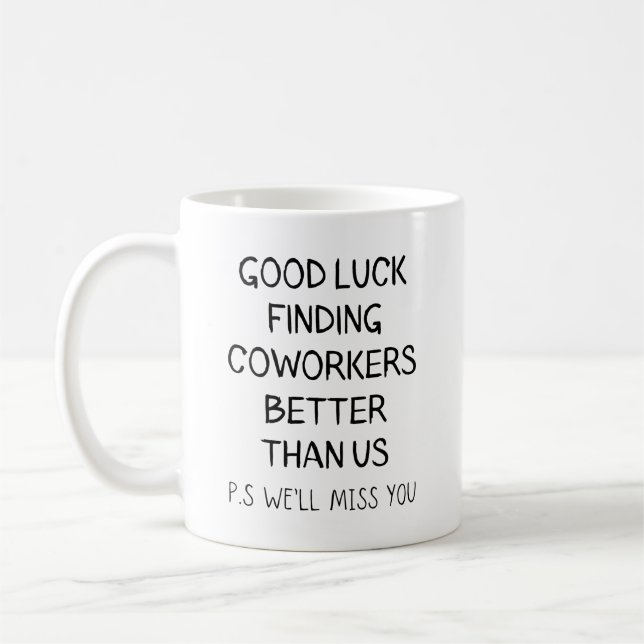 Mug Good luck finding (Gauche)