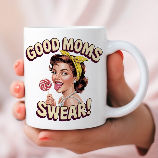 Mug Good Moms Sweer - Funny Retro Pop Art Maman Cadeau (Créateur téléchargé)