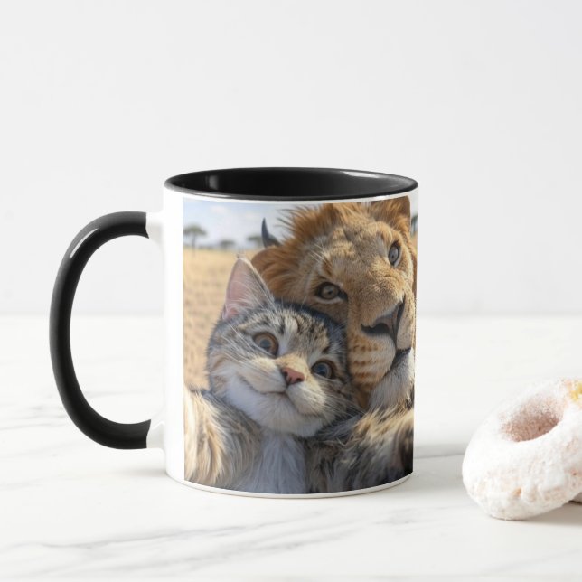 Mug Good morning lion (Avec donut)