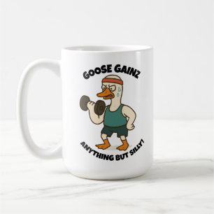 Mug Goose Gainz – Conception de séance de gym drôle de