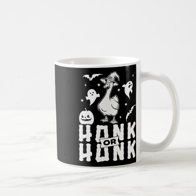 Mug Goose Halloween Conception De Sorcière Éffrayante  (Droite)