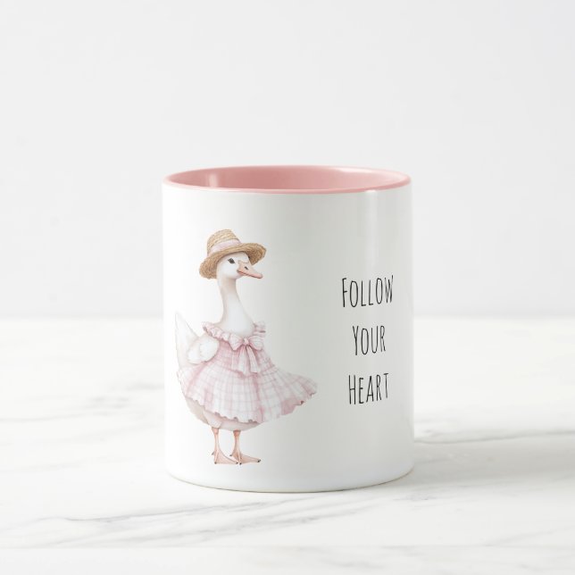 Mug Goose Pink Dress Hat (Centre)