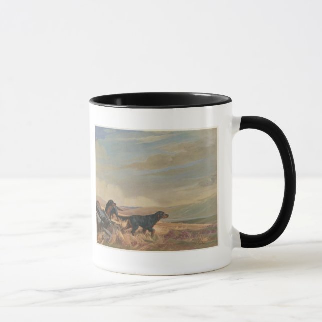 Mug gordon setter antique imprimer sonnerie en céramiq (Droite)
