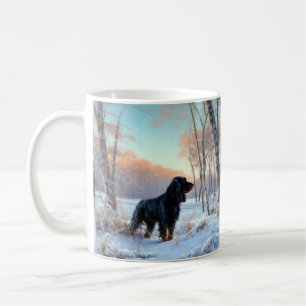 Mug Gordon Setter Qu'il neige Noël