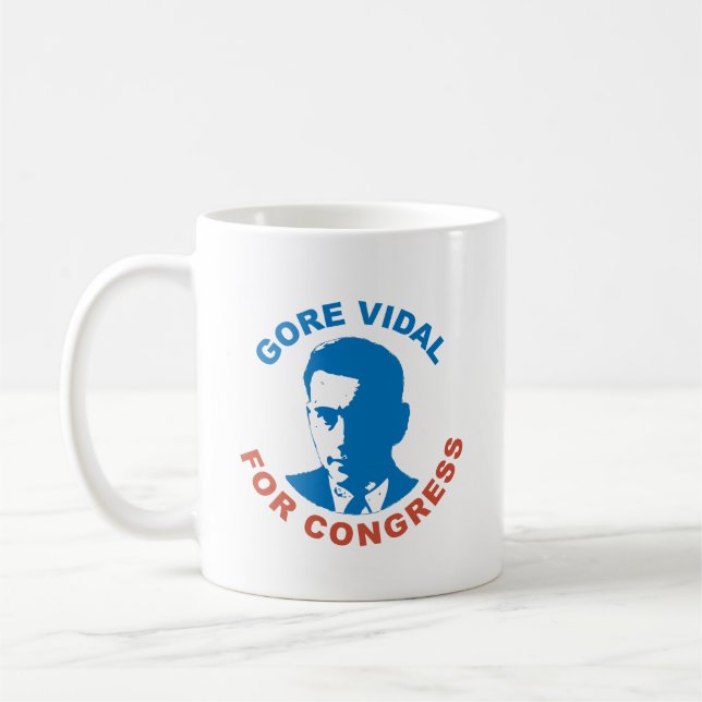 MUG GORE VIDAL POUR LE CONGRÈS (Gauche)
