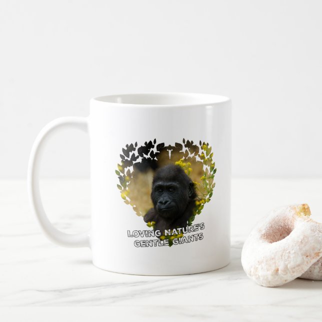 Mug Gorilla Baby - Les gentils géants de la nature (Avec donut)