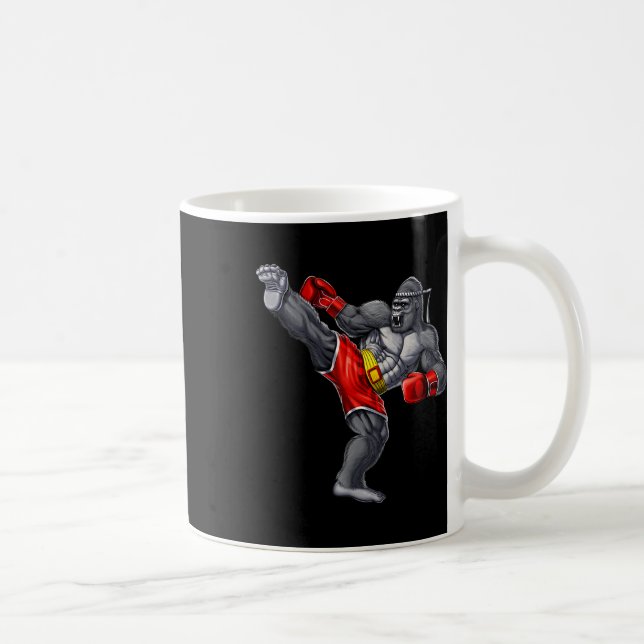 Mug Gorilla Muay Thai Boxe Karaté Kickboxing Arts Mart (Droite)