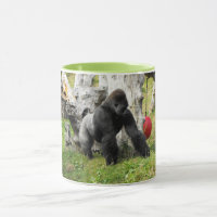 Gorille de silverback de plaine