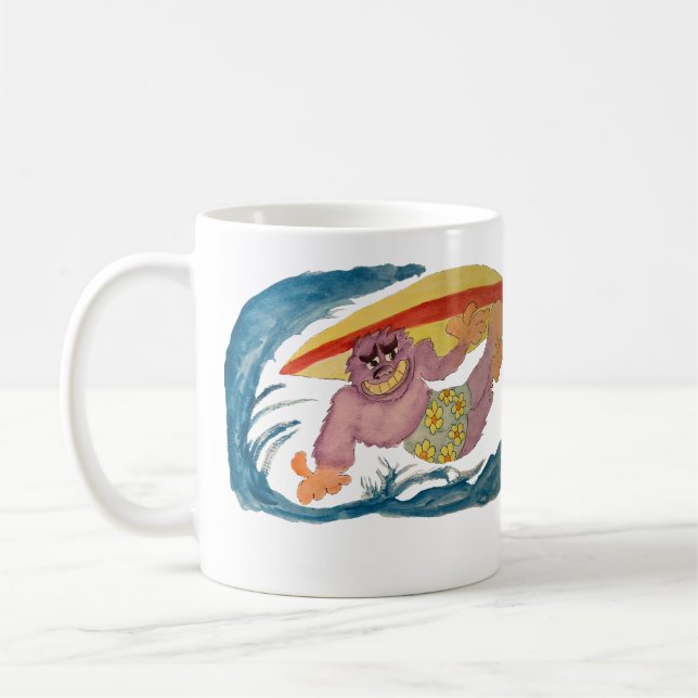 Mug Gorille surfeur (Gauche)