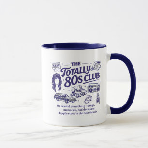 Mug Gosse des années 80 Club drôle Gen X Meilleure déc