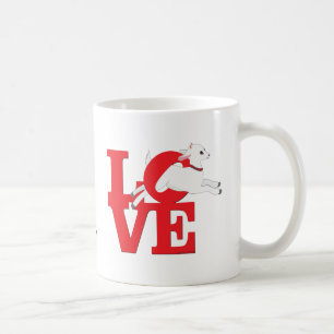 Mug GOT LOVER   Chèvre ROUGE L O V E - Chèvre blanche