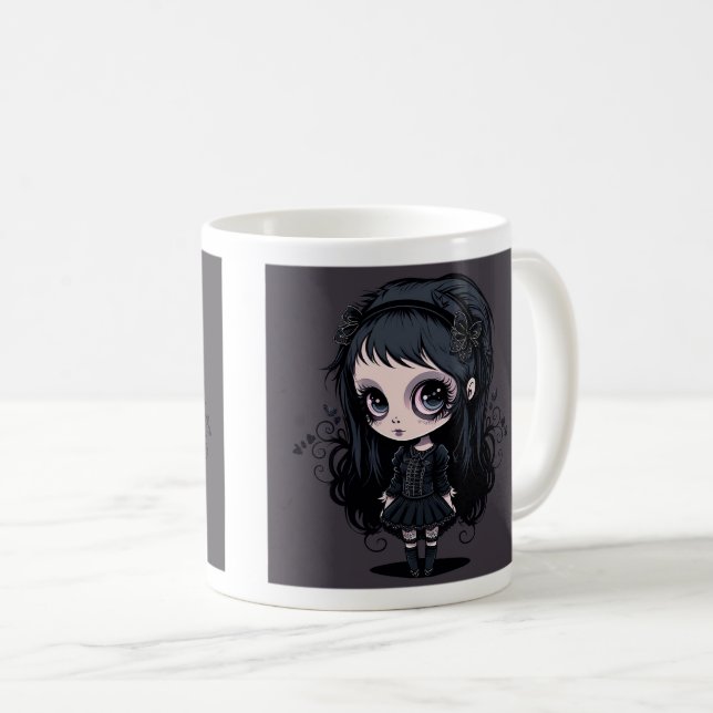 Mug Goth Girl Classic Mug, 11 oz (Devant droit)