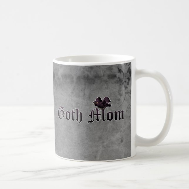 Mug Goth Maman avec Raven (Droite)