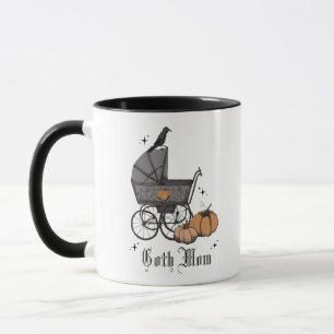 Mug Goth Maman Halloween Automne Victorienne Porte-béb