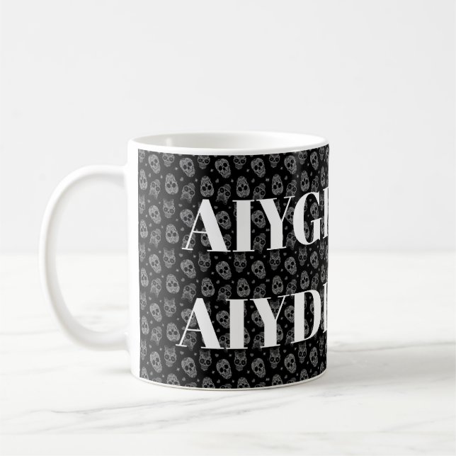 Mug Goth Romantique Et Si Vous Mourez Je Veux (Gauche)