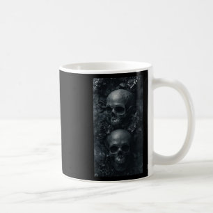 Mug Gothique esthétique Grunge Crâne Art Botanique Edg