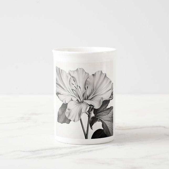 Mug gothique Floral Web" (Devant)