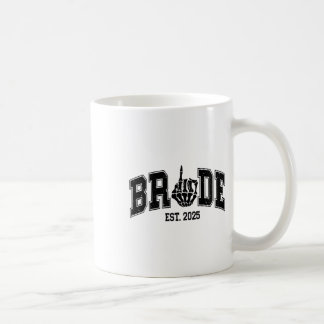 Mug Gothique Mariée Groom 2025 Couples d'Halloween Éff