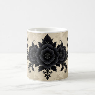 Mug Gothique noir Damas