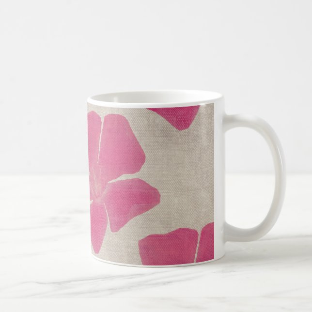 Mug Goupille de MugA de fleur rose jolie (Droite)