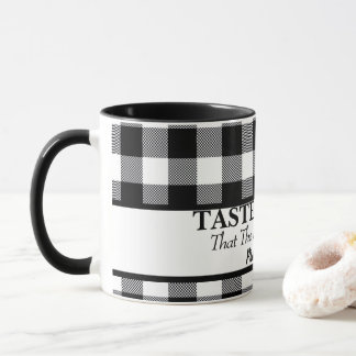 Mug Goûtez Et Voyez Que L'Éternel est bon, noir & blan