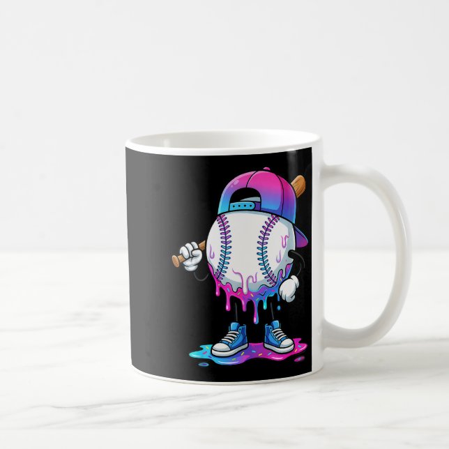 Mug Goutte de baseball pour garçons glace goutte de ba (Droite)