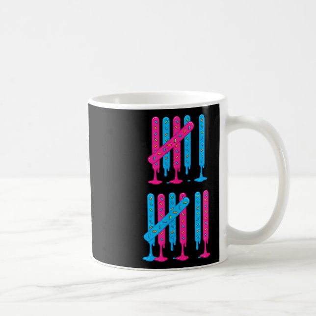 Mug Goutte de glace Tally Marks 67 Mème Compter 6 7 Br (Droite)